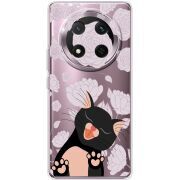 Прозорий чохол BoxFace Honor Magic 7 Lite 5G Meow