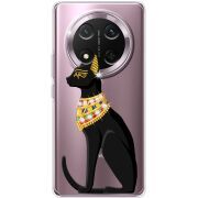 Чохол зі стразами Honor Magic 7 Lite 5G Egipet Cat