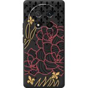 Чорний чохол BoxFace Honor Magic 7 Lite 5G FranceFlowers