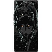 Чорний чохол BoxFace Honor Magic 7 Lite 5G Wolf