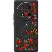 Чорний чохол BoxFace Honor Magic 7 Lite 5G 3D Ukrainian Muse