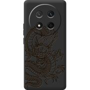 Чорний чохол BoxFace Honor Magic 7 Lite 5G Chinese Dragon
