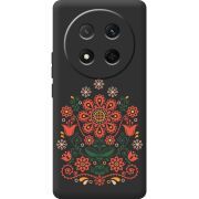 Чорний чохол BoxFace Honor Magic 7 Lite 5G Ukrainian Ornament