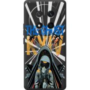 Чорний чохол BoxFace Honor Magic 7 Lite 5G Привид Києва в дії