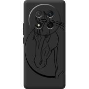 Чорний чохол BoxFace Honor Magic 7 Lite 5G Horse