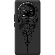 Чорний чохол BoxFace Honor Magic 7 Lite 5G Hugin and Munin