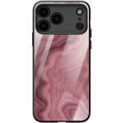 Чохол BoxFace Glossy Panel Apple iPhone 17 Pro Max DarkRed Marble