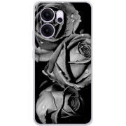 Чохол BoxFace OPPO Reno 14 F Black and White Roses