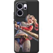 Чорний чохол BoxFace OPPO Reno 14 F Happy Harley Quinn