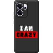 Чорний чохол BoxFace OPPO Reno 14 F I'm Crazy