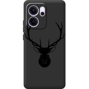 Чорний чохол BoxFace OPPO Reno 14 F Deer