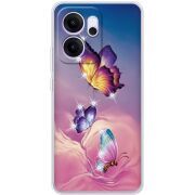 Чохол зі стразами OPPO Reno 14 F Butterflies