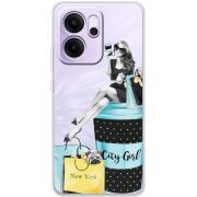 Прозорий чохол BoxFace OPPO Reno 14 F City Girl