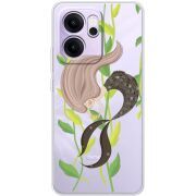 Прозорий чохол BoxFace OPPO Reno 14 F Cute Mermaid