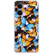 Прозорий чохол BoxFace OPPO Reno 14 F Butterfly Morpho