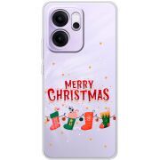 Прозорий чохол BoxFace OPPO Reno 14 F Merry Christmas