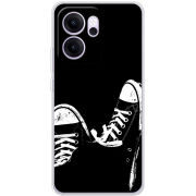 Чохол BoxFace OPPO Reno 14 FS Black Sneakers