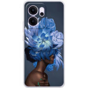 Чохол BoxFace OPPO Reno 14 FS Exquisite Blue Flowers