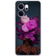 Чохол BoxFace OPPO Reno 14 FS Exquisite Purple Flowers