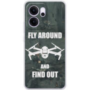 Чохол BoxFace OPPO Reno 14 FS Дрон Fly Around