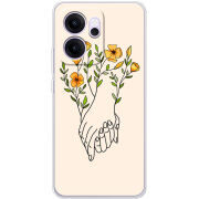 Чохол BoxFace OPPO Reno 14 FS Flower Hands
