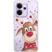Прозорий чохол BoxFace OPPO Reno 14 FS Winter Deer