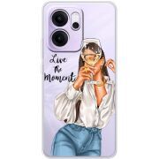 Прозорий чохол BoxFace OPPO Reno 14 FS Live The Moment