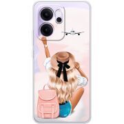 Прозорий чохол BoxFace OPPO Reno 14 FS Travel Girl