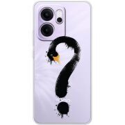 Прозорий чохол BoxFace OPPO Reno 14 FS Swan question