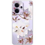 Прозорий чохол BoxFace OPPO Reno 14 FS Chinese Magnolia