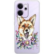 Прозорий чохол BoxFace OPPO Reno 14 FS Winking Fox