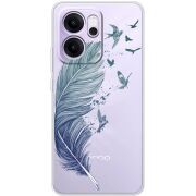 Прозорий чохол BoxFace OPPO Reno 14 FS Feather