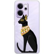 Чохол зі стразами OPPO Reno 14 FS Egipet Cat
