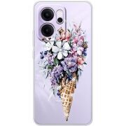 Чохол зі стразами OPPO Reno 14 FS Ice Cream Flowers