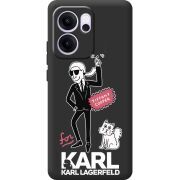 Чорний чохол BoxFace OPPO Reno 14 FS For Karl