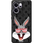 Чорний чохол BoxFace OPPO Reno 14 FS looney bunny