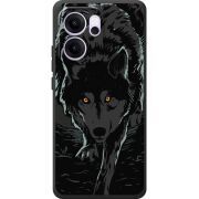 Чорний чохол BoxFace OPPO Reno 14 FS Wolf