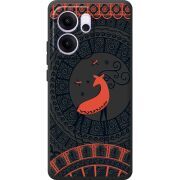 Чорний чохол BoxFace OPPO Reno 14 FS Ornament