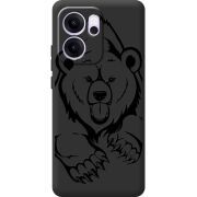 Чорний чохол BoxFace OPPO Reno 14 FS Grizzly Bear
