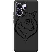 Чорний чохол BoxFace OPPO Reno 14 FS Wolf