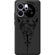 Чорний чохол BoxFace OPPO Reno 14 FS Hugin and Munin