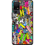 Чохол BoxFace TCL 40 NxtPaper 5G Multicolored Inscriptions