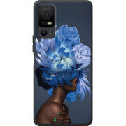 Чохол BoxFace TCL 40 NxtPaper 5G Exquisite Blue Flowers