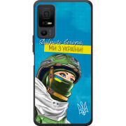 Чохол BoxFace TCL 40 NxtPaper 5G Захисниця з України