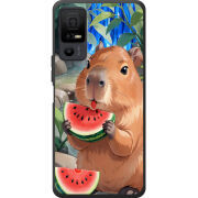 Чохол BoxFace TCL 40 NxtPaper 5G Капібара з кавуном