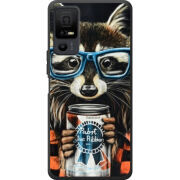 Чохол BoxFace TCL 40 NxtPaper 5G Енот с банкой