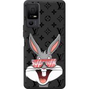 Чорний чохол BoxFace TCL 40 NxtPaper 5G looney bunny