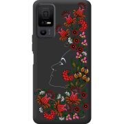 Чорний чохол BoxFace TCL 40 NxtPaper 5G 3D Ukrainian Muse