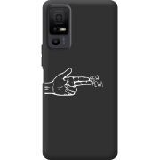 Чорний чохол BoxFace TCL 40 NxtPaper 5G Pew Pew