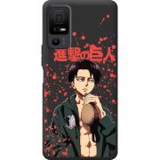 Чорний чохол BoxFace TCL 40 NxtPaper 5G Атака Титанов Леви